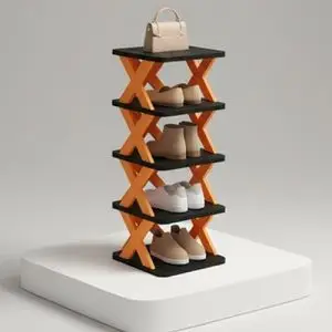 Multi Layer X-Shape Shoe Rack - 2026 Edition 5 Layer